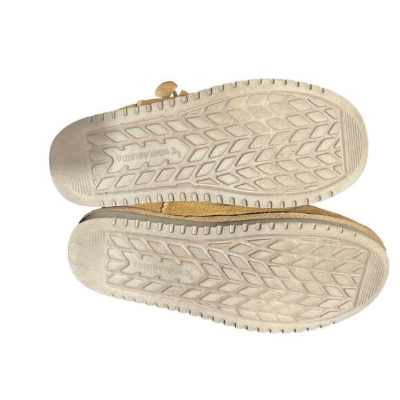 Koolaburra by UGG Victoria Chestnut mid calf Boots w/ bows&fur Womens size 7. - Picture 5 of 5